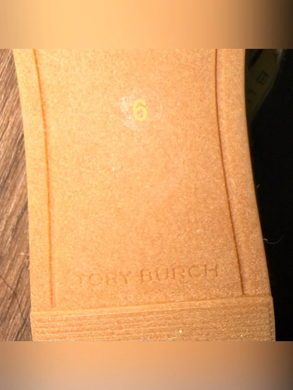 NWOT Tory Burch Yellow Espadrille Flip Flop Sandals Size 6